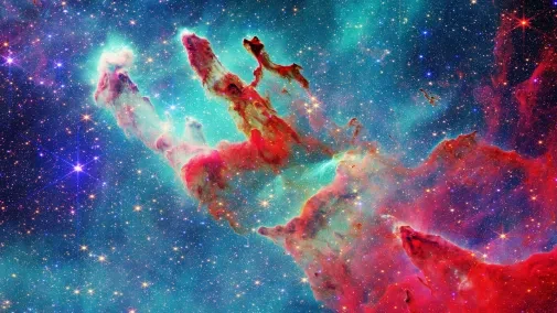 An image for 'Pillars of Creation by Hassan Hatami - shortlisted 2025'